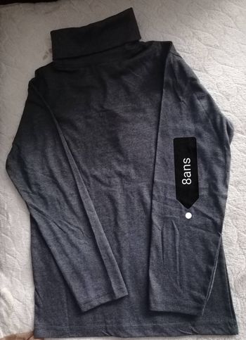 Pull coll roulé garçon