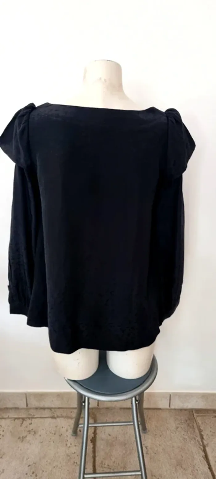 Blouse noire manches longues 38 iro - photo numéro 6