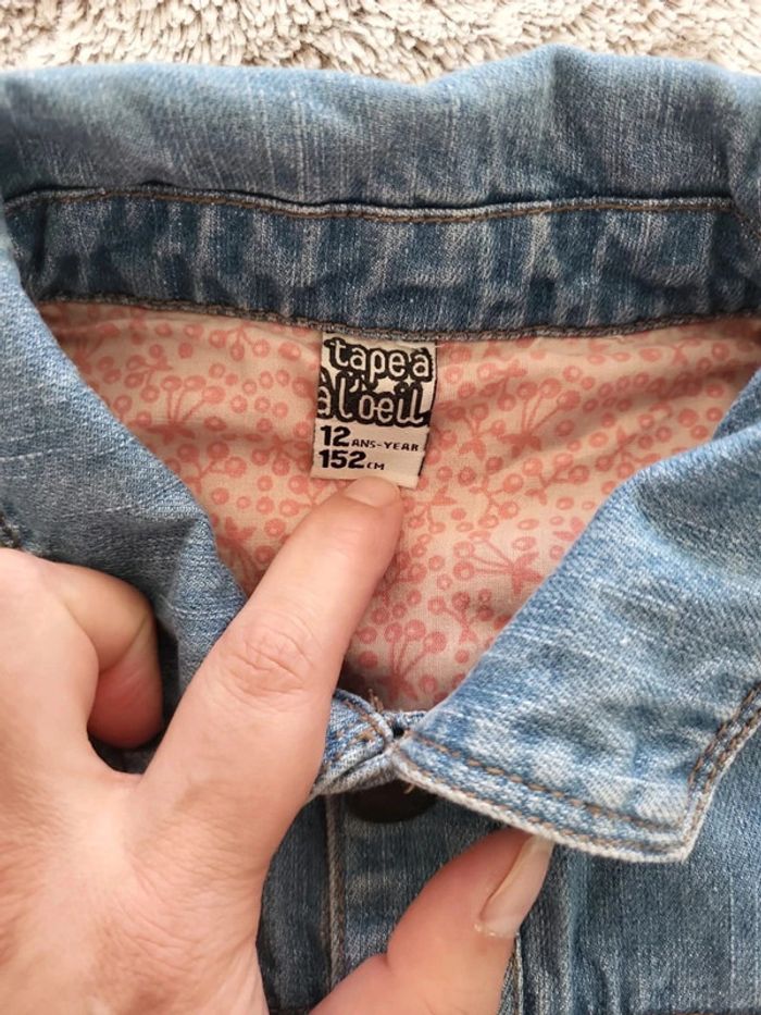 Veste en jean 12 ans Tape à l œil TAO - photo numéro 2