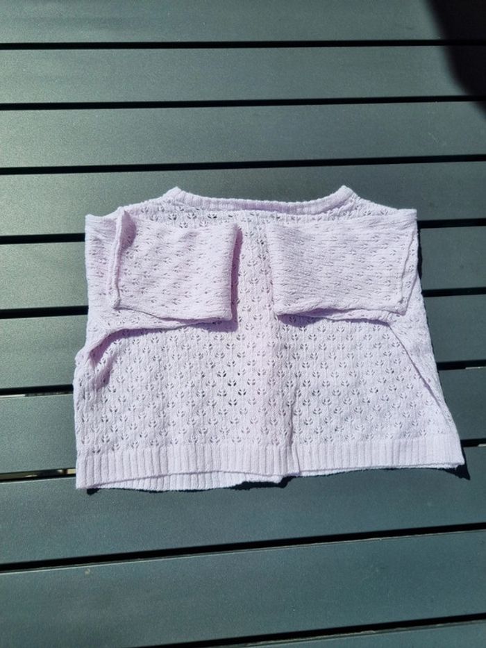 Robe coton léger + gilet fin petit bateau - photo numéro 5