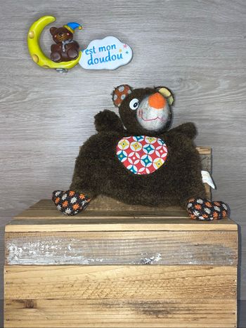 EBU08 doudou ours 🐻 Ebulobo