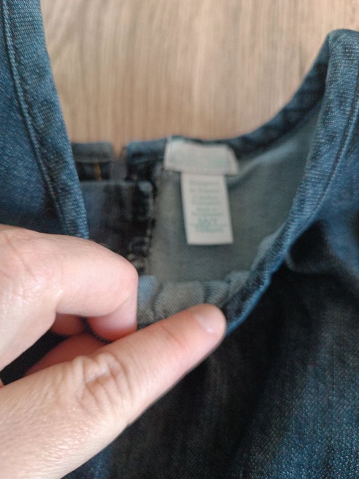 Robe sans manche en jean - photo numéro 2