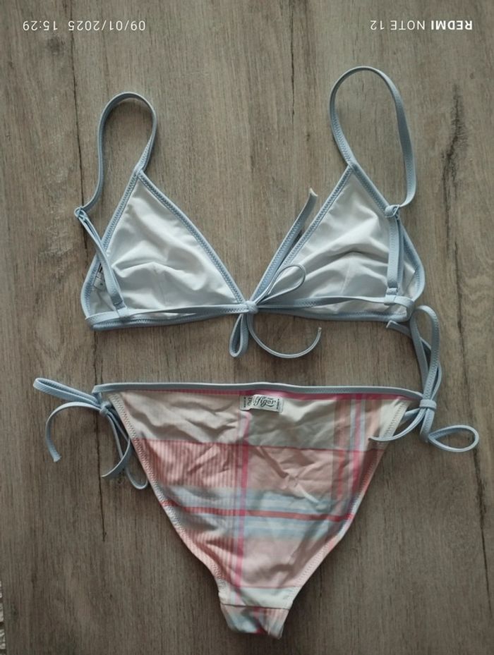 Maillot de bain 2 pièces Tommy Hilfiger taille m - photo numéro 4