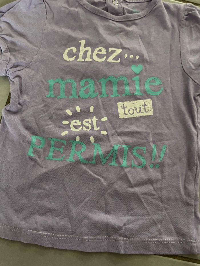 T shirt fille 18 mois - photo numéro 2
