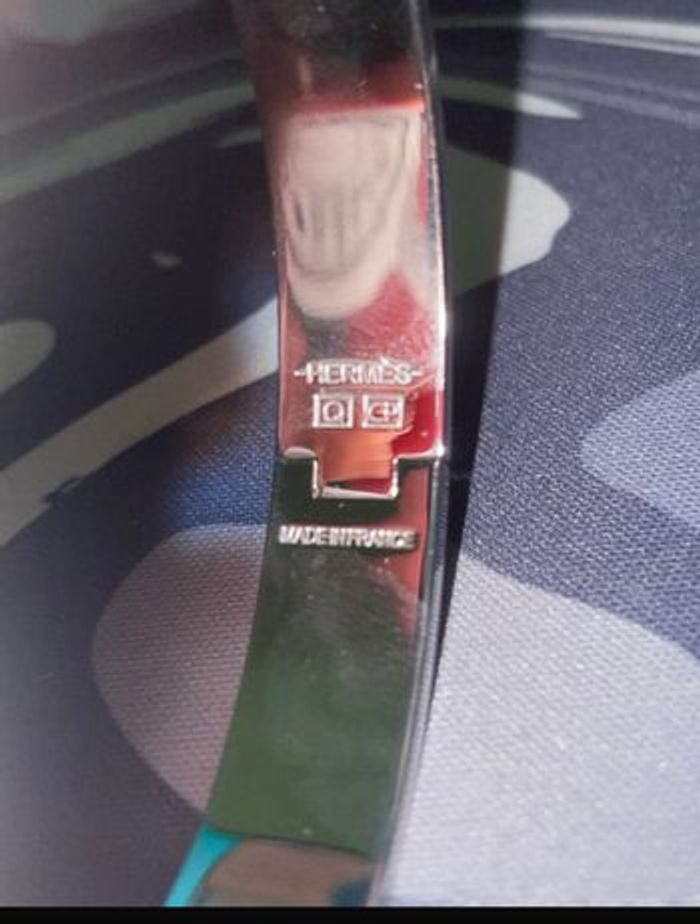 Bracelet hermès Blanc 19cm - photo numéro 8