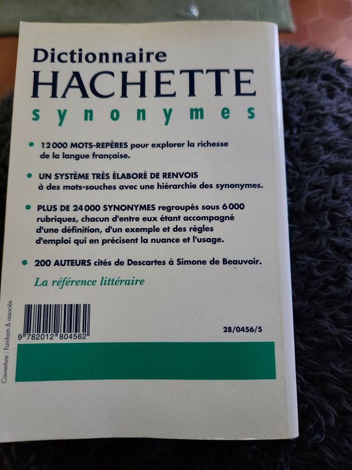 Dictionnaire des synonymes Hachette - photo numéro 2