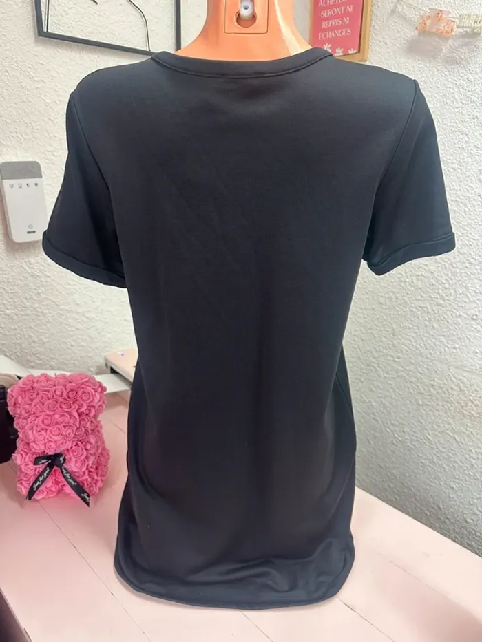 Robe noire boucle au col Bershka taille L - photo numéro 2