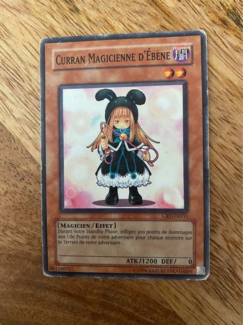 Carte Yu-Gi-Oh! Curran magicienne d’ébène CRV-FR031