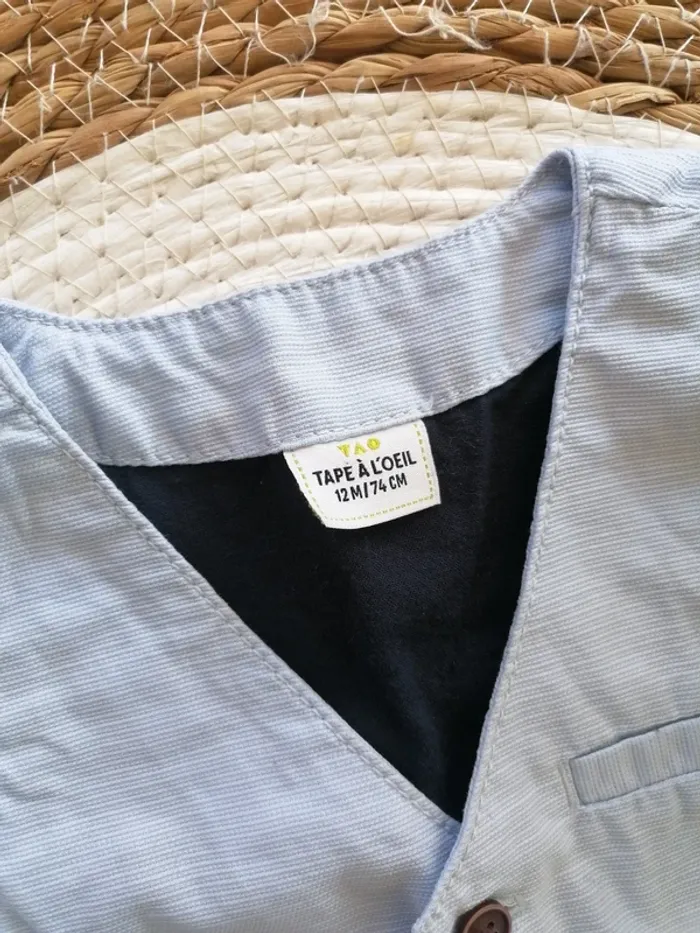 Gilet sans manches habillé - Tape à l'oeil - 12 mois - photo numéro 2