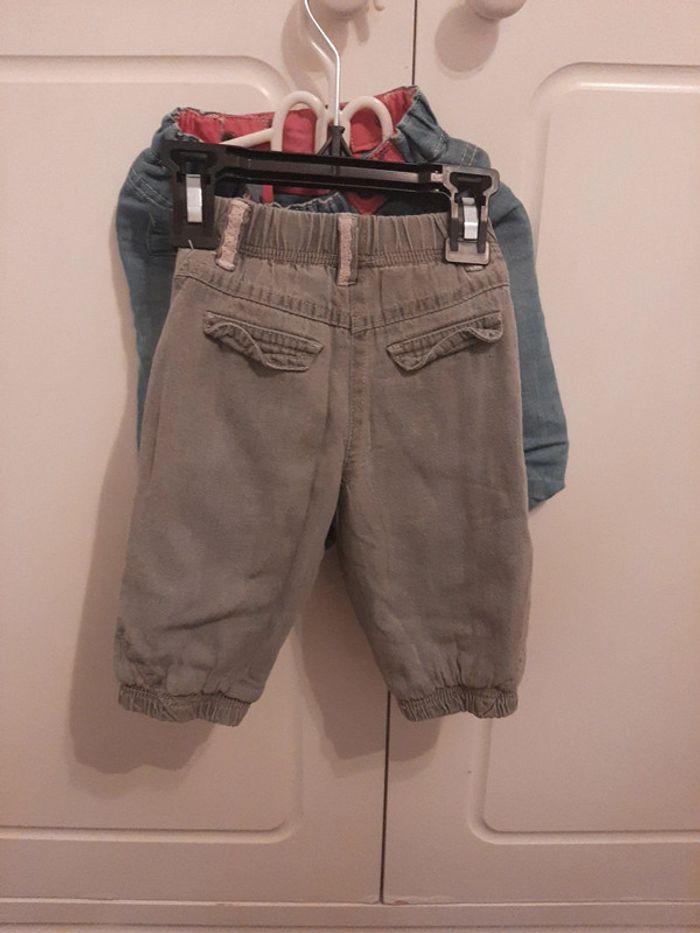 Lot de 2 pantalons 6 mois - photo numéro 5