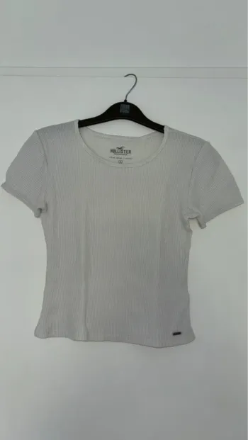 T-shirt blanc Hollister
