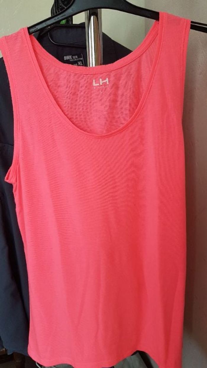 Débardeur rose fluo