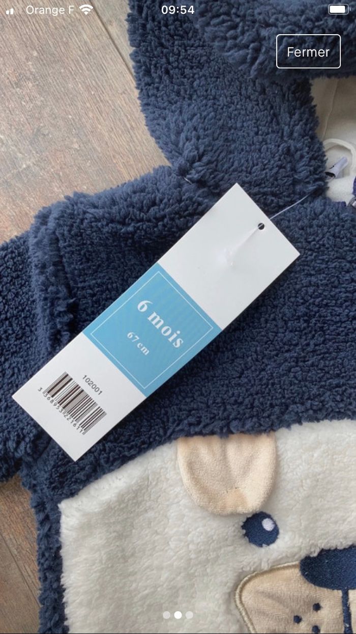 Combinaison 6 mois - photo numéro 2