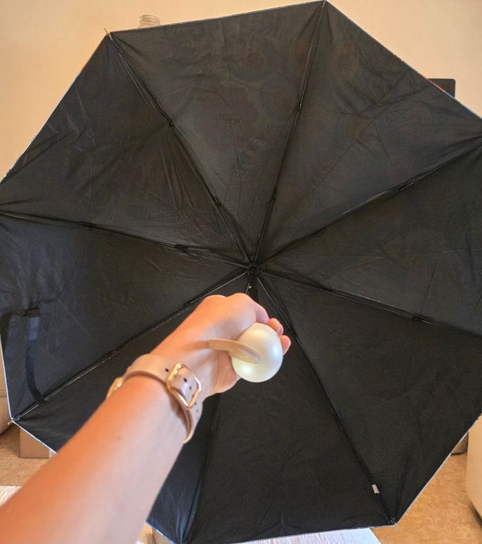 Parapluie anti pluie et anti UV 2 paons - photo numéro 4