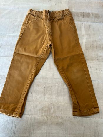Pantalon toile marron 