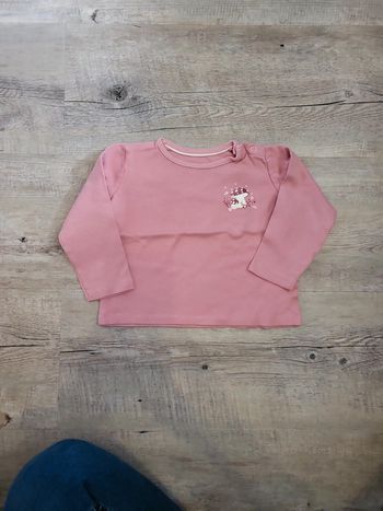 T-shirt ML fille Lupilu 12-24 mois