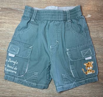 Short vert tigre /