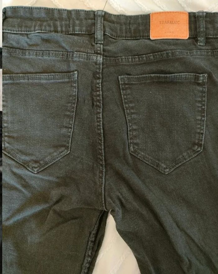 Jean noir Zara femme 38 slim - photo numéro 3