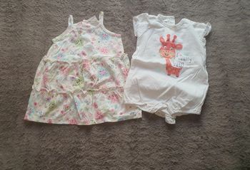 Lot robe et combi-short