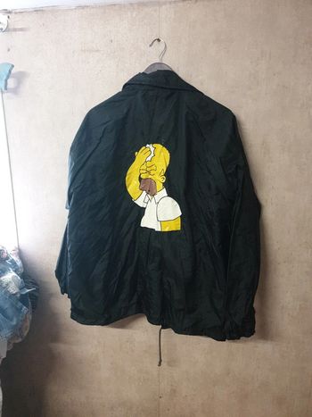 Coupe vent veste par dessus manteau parka