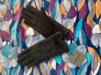 Gants noirs Maya