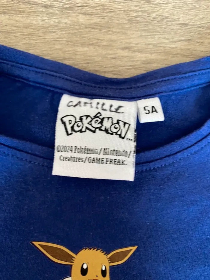 T shirt manches longues 5 ans Pokémon - photo numéro 3