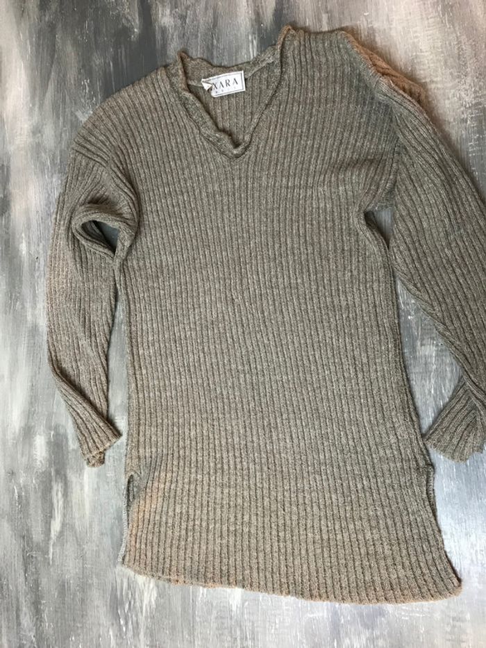 Pull beige foncé - photo numéro 2