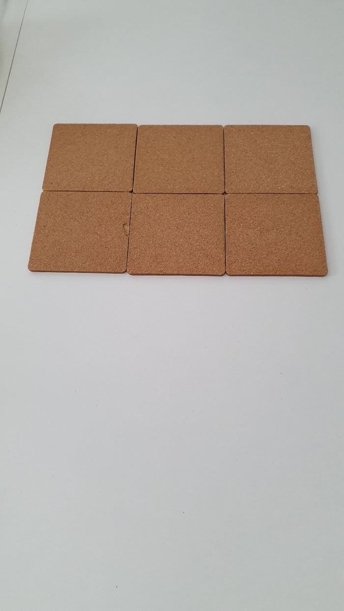 6 sous verres neufs - photo numéro 2