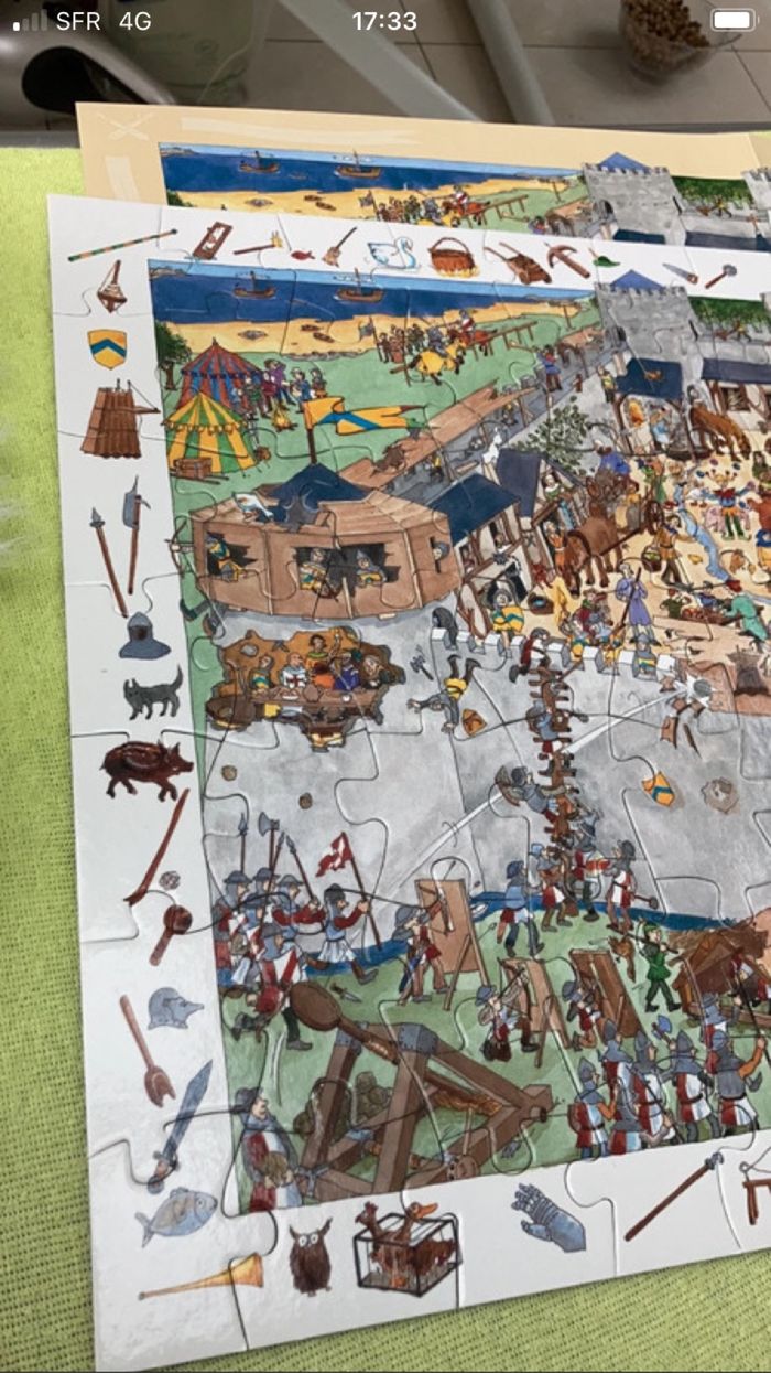 Puzzle, observation, château fort djeco - photo numéro 5
