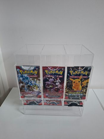 Distributeur de boosters Pokémon modèles 3 slots / rangées ou autres TCG