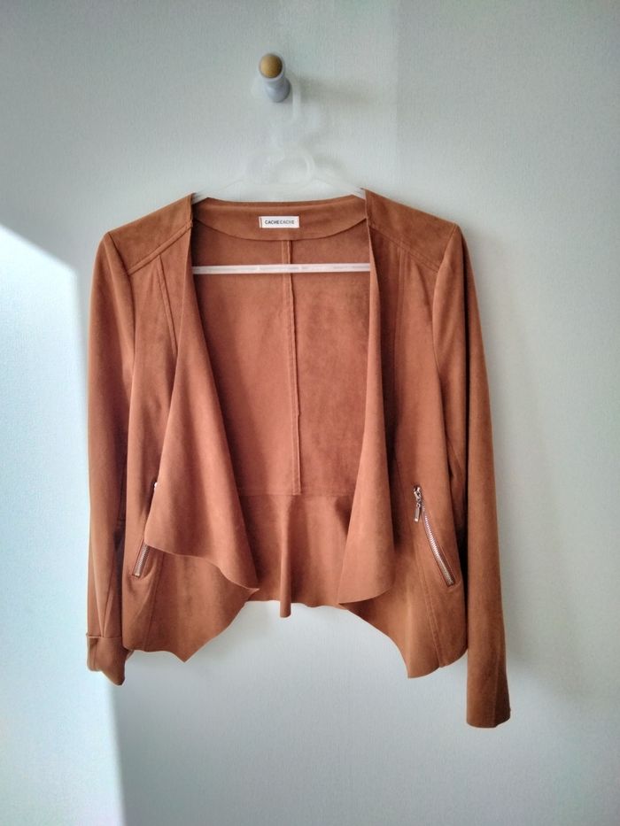 Veste camel - photo numéro 4