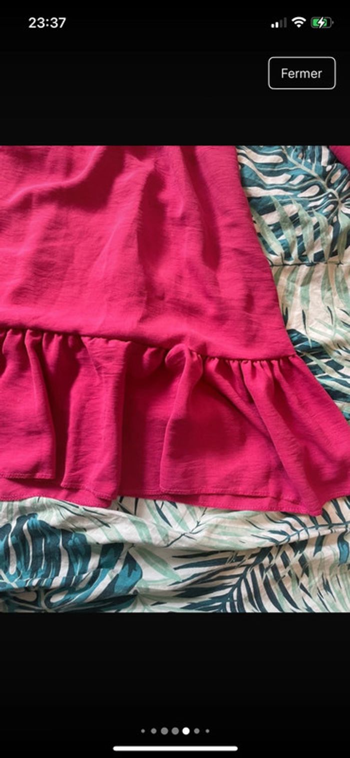 Robe rose avec sa pochette à la ceinture 36/38 - photo numéro 6