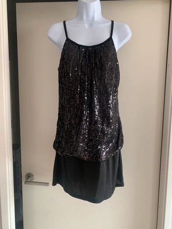 Haut long à sequins