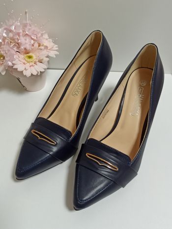 Escarpins bleu marine Neuf