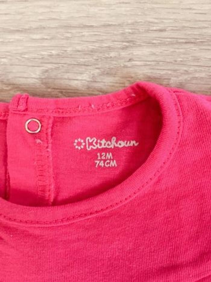 Tee-shirt à manches longues bébé fille 12 mois - photo numéro 4