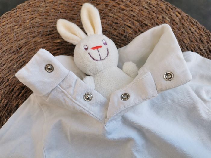 Tee-shirt col roulé 👣 lot de 2, blanc, tape à l'œil, 6mois - photo numéro 8