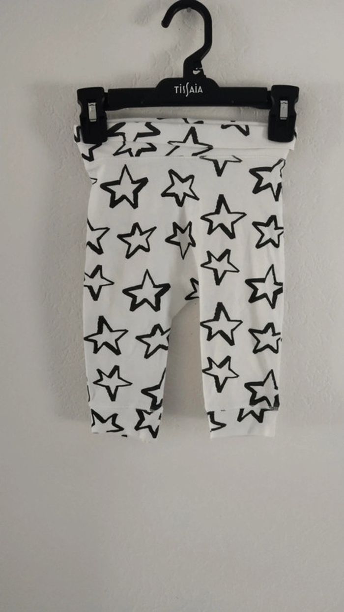 Sarouel léger motif étoiles tex garçon 6 mois