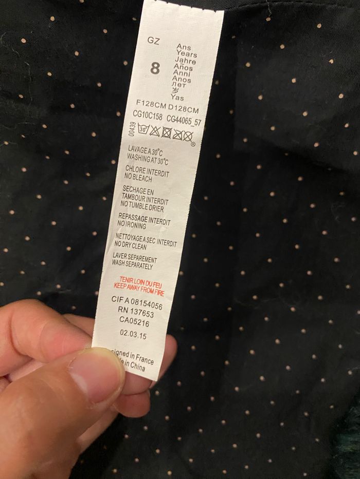 Magnifique manteau aux fosses fourrures de Catimini - photo numéro 8