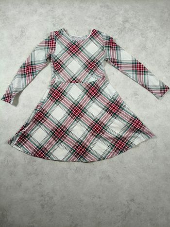 Robe à carreaux fille Place taille L (10/12)