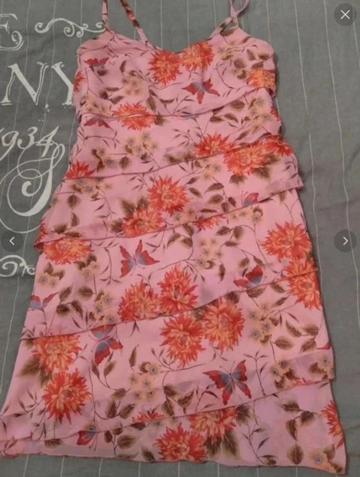Robe d'été chic cocktail été t 40 42 - photo numéro 2