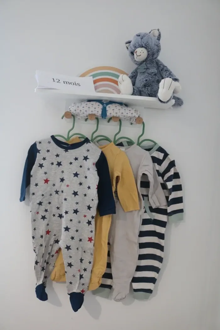 Lot pyjamas automne garçon 12 mois