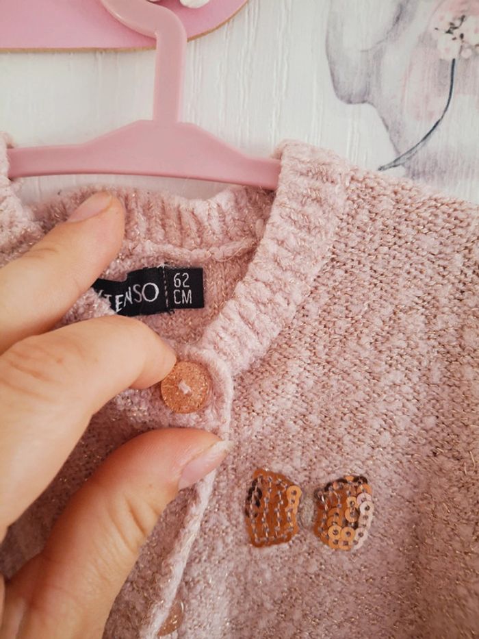 🌸 gilet bébé fille 3 mois - photo numéro 3