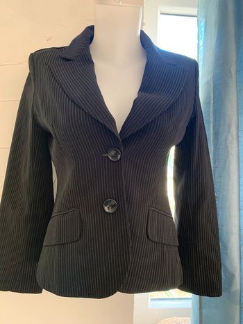Blazer 1. 2 3 taille 38 noir fine rayure