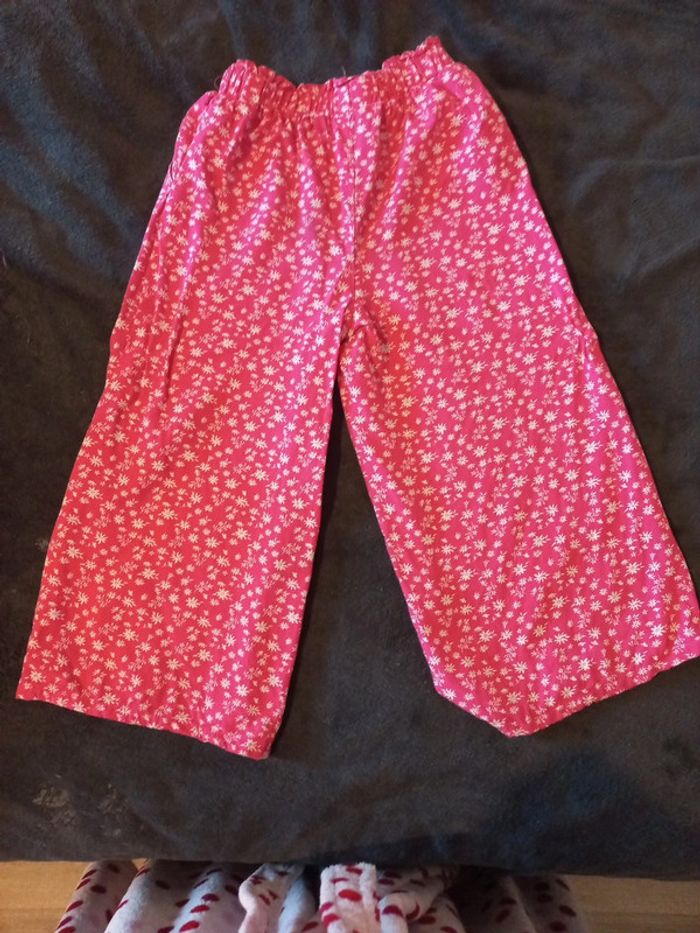 Pantalon large fleuri - photo numéro 3
