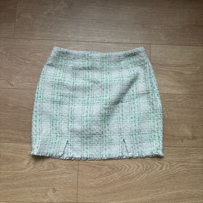 Jupe vert et blanche