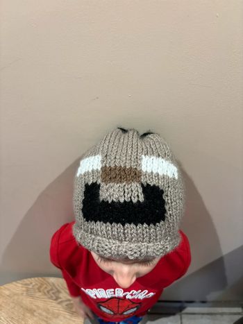 Bonnet  Fait main  Unique  Minecraft  Herobrine