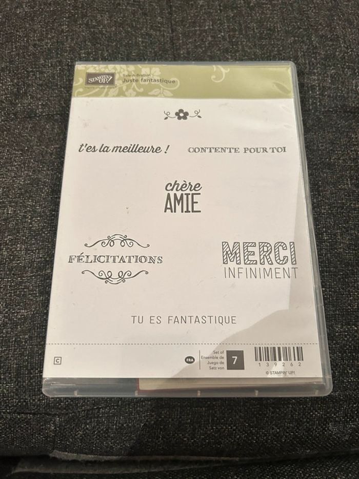 Set de tampons Stampin’up! Juste fantastique