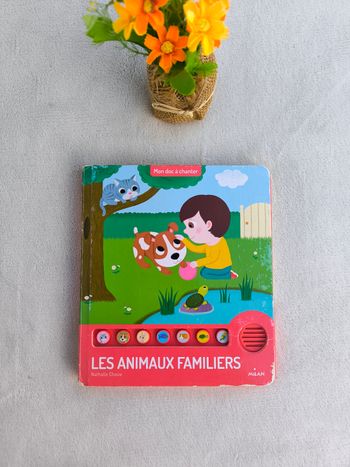 Livre sonore Les animaux familiers Milan