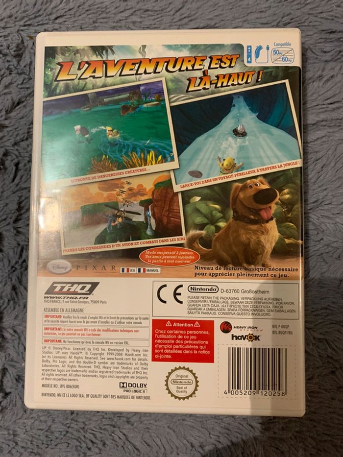 Jeu wii "là haut" - photo numéro 2