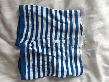 Short été rayé